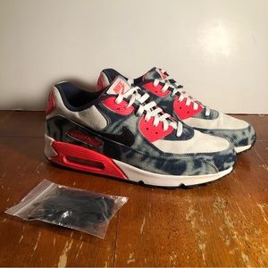 Nike Airmax 90 Washed Denim Rare Size 11 Men’s